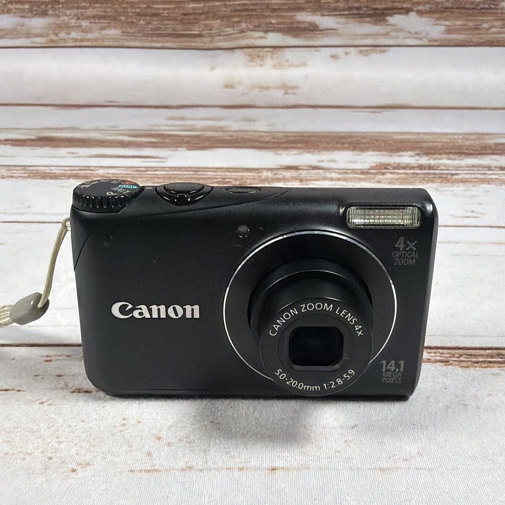 Canon PowerShot A2200 14.1 MP Compact Digital Camera Black 4x Zoom Tested